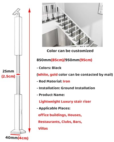 Balaustrada de hierro forjado minimalista para escaleras y pasillos mini 7