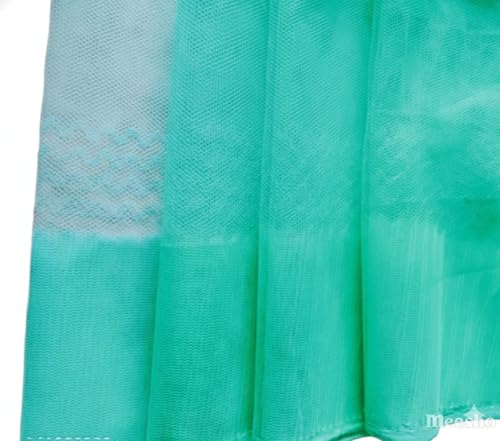 Image of King Size Mosquito Net, Double Bed Machardani, Full Protection Folding Design, 6x7 ft (Green)