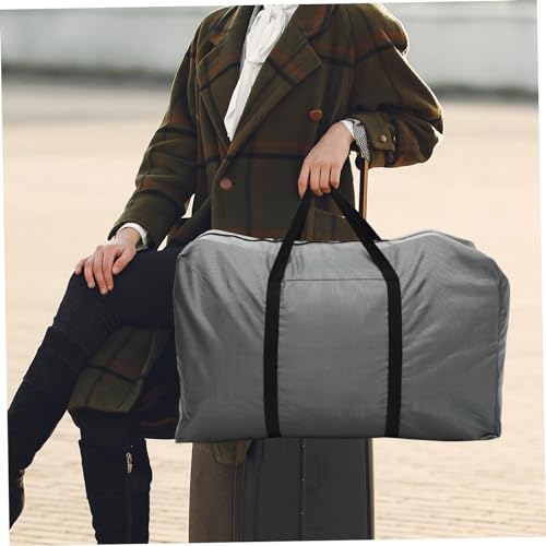 SAFIGLE Travel Duffel Bag Handles Large Capacity Storage Bag Oxford Cloth Luggage Men Moving Grey3