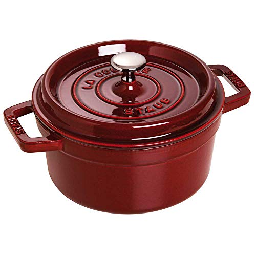 Staub Cazuela Cocotte Redonda 22 centímetros Granate