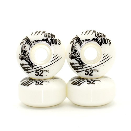 PU�� �X�P�[�g�{�[�h�z�C�[�� �_�u�����b�J�[�X�P�[�g�{�[�h�z�C�[�� �d��SHR-100A �����W��75�� 52 * 30mm 4�Z�b�g�z���C�g