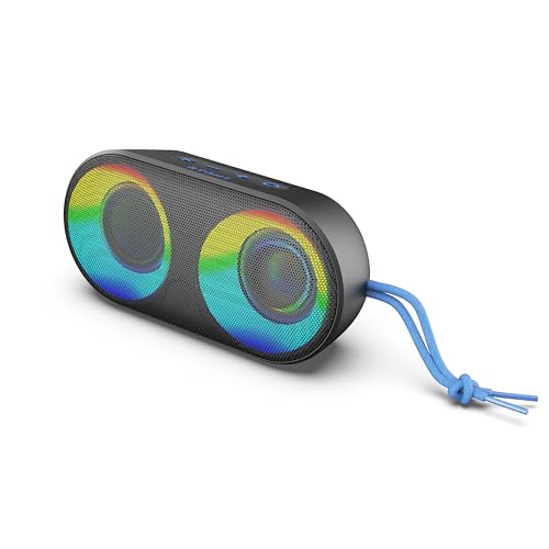 RYGHT – TOOGO M – R481313 – Enceinte Outdoor sans Fil avec LED RDB – 7H d’autonomie, 9 Modes RGB, Micro intégré et Assistant Vocal – Résistant...