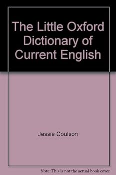Hardcover THE LITTLE OXFORD DICTIONARY OF CURRENT ENGLISH (Fourth edition) Book