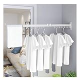 leifheit telegant plus 100 wall mounted dryer AIRER DE MONTAJE EN LA PARED: Secadora plegable extensible montada en la pared Ropa de secado en rack, orificio a prueba de viento móvil y giratorio, adecuado para diferentes lugares.