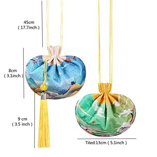 12 Bolsas Chinas de Brocado de Seda 12PCS Seda miniatura 2