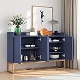 meuble cuisine bleu marine Polyvalent et peu encombrant : cette armoire de buffet moderne n’est pas seulement fonctionnelle, mais aussi extrêmement polyvalente. Grâce à sa conception compacte, il s'adapte à différentes pièces, de la cuisine au salon en passant par le couloir. Il vous offre non seulement un espace de rangement supplémentaire, mais aussi un moyen élégant de décorer vos pièces. L'armoire est parfaite pour les petits appartements où chaque meuble doit être bien pensé pour offrir un maximum d'utilité tout en économisant de l'espace.
