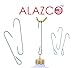 ALAZCO Christmas Holiday Ornament Hanger Hooks (300 Green) Hang Holiday Ornaments & Decorations Tree, Garlands & Wreaths