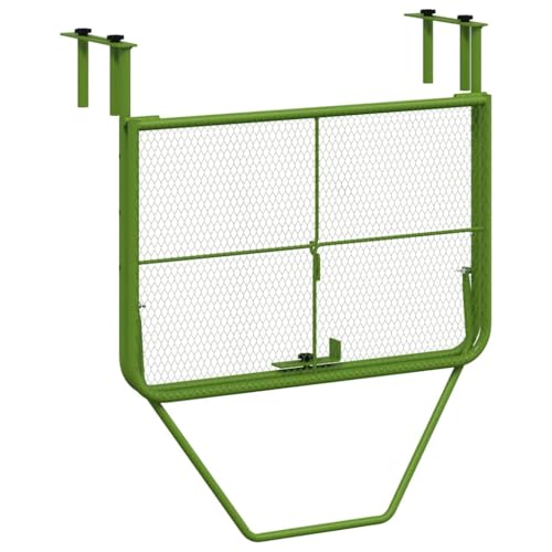 Mesa plegable de balcón de acero para barandillas estrechas que soluciona la falta de espacio 7