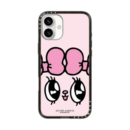 �yAmazon.co.jp����zCASETiFY �R���p�N�g iPhone 16 Plus �P�[�X [���^�y��/�ϏՌ�/�ČRMIL�K�i] - Esther Bunny Full Face Phone Case - �N���A �u���b�N