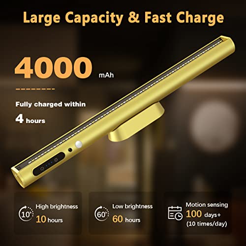 Image of Battery Powered Operated Wall Strip Light with Motion Sensor