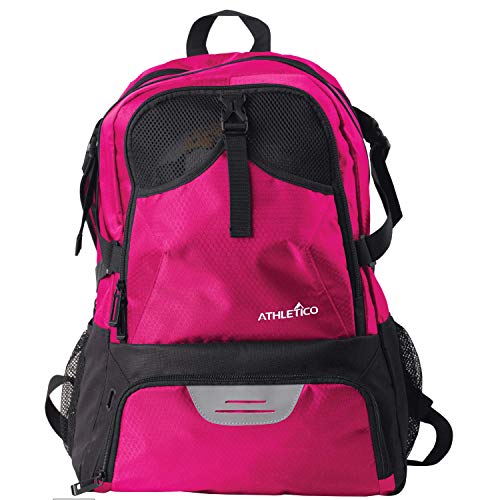 Athletico National Soccer Bag - Backpack for Soccer, Basketball & Football Includes Separate Cleat and Ball Holder