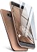 Produktbild moex Hardcase kompatibel mit LG G5 - Hülle Ultra dünn mit Panzerglas Schutzfolie, Slim Case Handyhülle beidseitig, matt Gold