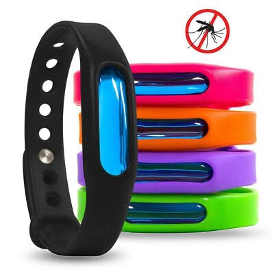 Image of Pack of 3 Mosquito Repellent Wrist Band Cute Water Resistant Insect & Bug Repeller With Plant Essential Oil For Babies,Kids & Adults Perfect Return Gift Option