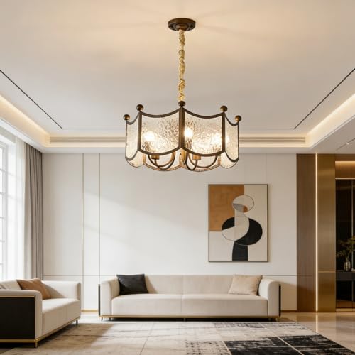 Lustre de Plafond LED Dimmable Salon et Chambre à Coucher
