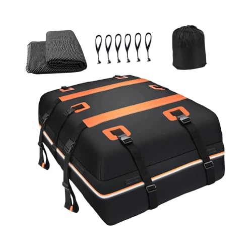 Barres toit voiture avec sac de toit universel 20 pieds cubes robuste