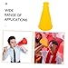 Toddmomy 6pcs Cheerleading Games Accessory Soccer Horn Toy Horn Toy Game Cheering Party