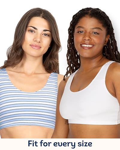 Image of Fruit of the Loom Women's Built Up Tank Style Sports Bra Value Pack