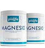 Magnesio en Polvo 660 Gramos PiùLife, 430mg Magnesium Puro Por Dosis,...