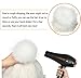 LA CARRIE Women's Faux Fur Hat Russian Cossack Pompom Cap for Winter Ski Snow(White)