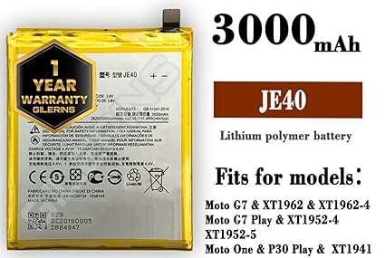 Image of Original JE40 Battery for Moto G7 Play /Z3 / One P30 Play / XT1941, XT1962, XT1952 Battery with 1 Year Warranty**** (R99)