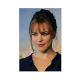 Exclusive Art Poster sur toile repr�sentant l'actrice radieuse Rachel McAdams - D�coration murale pour salon, chambre � coucher - 30 x 45 cm