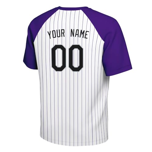 Image of ANTKING T-Shirt Custom Name Number Crewneck Short Sleeve for Men Youth Gifts