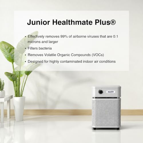 Image of Austin Air HealthMate Plus Junior Air Purifier, Sandstone, Model A250