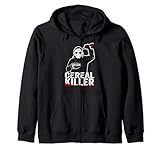 Photo Gallery funny cereal killer - colazione felpa con cappuccio Photo Gallery funny cereal killer - colazione felpa con cappuccio