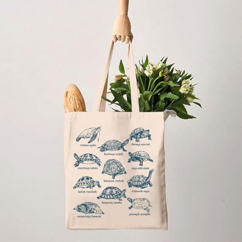 G2TUP Turtle Lover Gift Turtle Types Tote Bag Tortoise Protection Gift Turtle Mom Gift Turtle Owner Gift Turtle Merch2