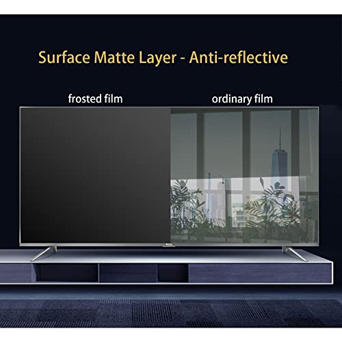 XRRX 32-75 Inch LCD LED TV Screen Protector, Anti Blue Light/Anti Scratch/Anti Glare Screen Protector Film, Eye Protection Myopia Prevention for TCL/Samsung/Sony/LG/Hisense Etc / 32in 698x392mm