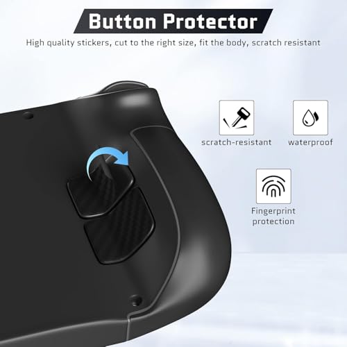 Image of New World Dust Proof Kit for Steam Deck, Protective Accessories for Steam Deck with Protective Sticker, Dust Plugs, Dust Cover, Rocker Caps, Accessories for Steam deck