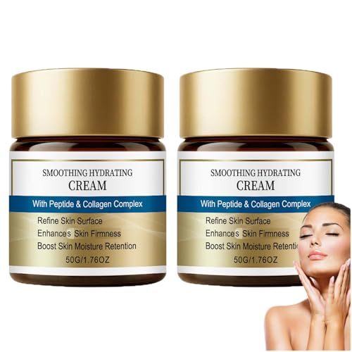 Crema Lifting Facial Suero Antienvejecimiento Esencias Hidratación Hidratante Reafirmante Suero Lifting Facial Péptido Colágeno Hidratante Brillo Firming Reduce Líneas Finas Ligero Se Absorbe (2pcs)