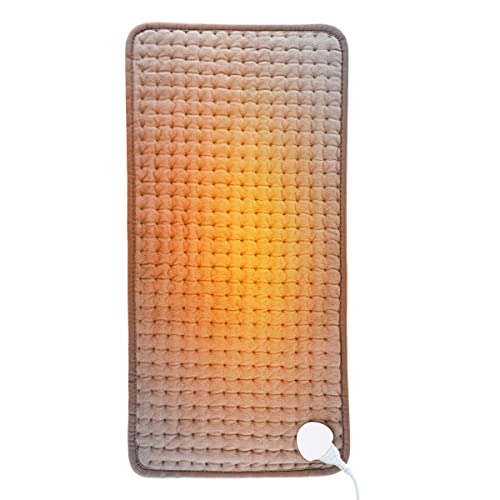 ilbcavne Almohadilla Eléctrica Térmica, Manta Térmica con Apagado Automático, 10 Niveles Temperatura, 3 Temporización, Segura y Lavable, para Lumbar Espalda Cuello Cervical(Size:yo) Cover