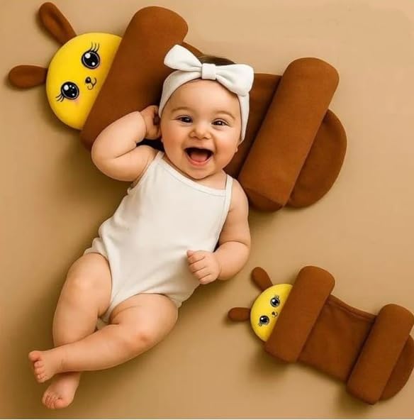 THE MODERN TREND Baby Kids Pillow Baby Sliding boster Pillow-D - Image 1