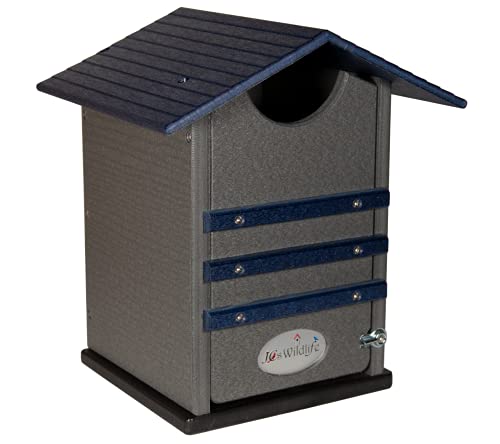Ultimate Poly Screech Owl or Saw-Whet Owl House Nesting Box 082045032970-Poly
