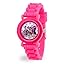 Princess Plastic Silicone Watches 1 - Pink Case / Pink Silicone Strap