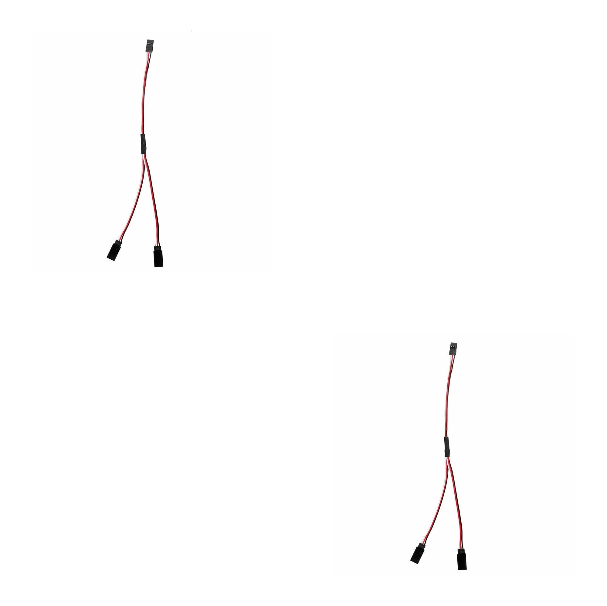 (2 pc) Pro3D 1JR Male To 2 Futaba Female Y Type Servo Extension Wire - 30cm-image-25