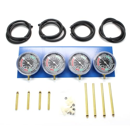 SHUAIGUO 4-Zylinder-Vergaser-Synchronisierer-Kit Vakuummeter Balancer Sync-Ausgleichsmessgeräte für Motorrad-Motorrad-Vergaser