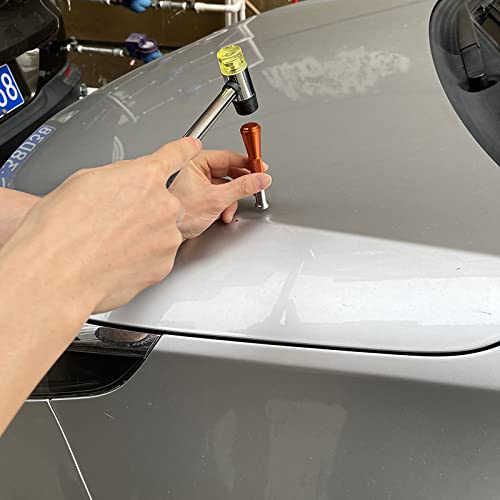 NIUVOCY Rods Dent Removal Kit, 30 Pcs Paintless Dent Repair Rods, Special Manganese Steel, Professional Hail Dent Removal Tool for Minor Dents, Door Dings and Hail Damage