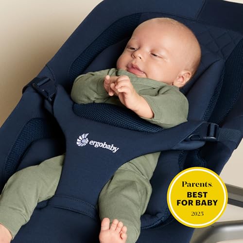 Image of Ergobaby Evolve 3-in-1 Bouncer Seat for Babies and Toddlers 5.5-25 lbs