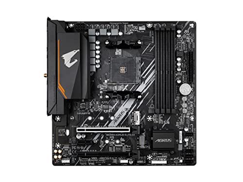 GIGABYTE B550M Aorus Elite Ax (Am4/ AMD/ B550/ Micro ATX/Single M.2/ Sata 6Gb/S/USB 3.2 Gen 1/ Realtek Gbe LAN/Pcie 4.0/ DDR4 Motherboard) - Image 2