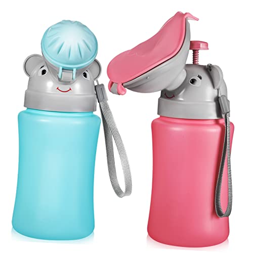 Mipcase Portable Emergency Toilet for Kids Toddler Urinals Elephant Shape Pee Training Cups for Boys Girls Outdoors