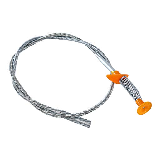 YSINFOD Four Claws Pick Up Tool Bendable Drain Cleaning Tools Garbage Picker Handheld Sewer Trash Grabber Tool (60cm)