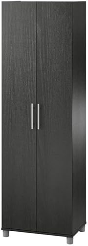 Miniatura 12 de System Build - Armario de almacenamiento Camberly (24 pulgadas), color roble marfil. Roble marfil.,Roble negro,https://www.amazon.com/dp/undefined