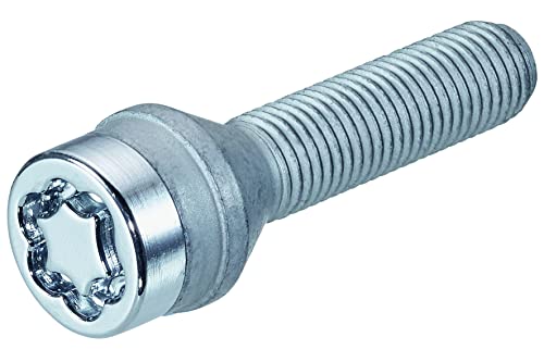 McGard 27.288SU - Satz Radsicherungsschrauben Kegelbund 60° M14x1,5 SW19 Gesamtlänge 55,4mm Schaftlänge 34,0mm Chrom