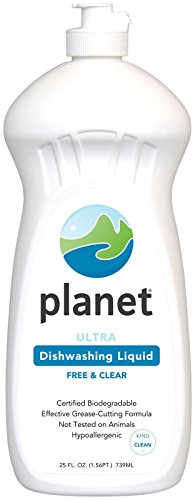 Planet Ultra Dishwashing Liquid - 25 oz - Free & Clear