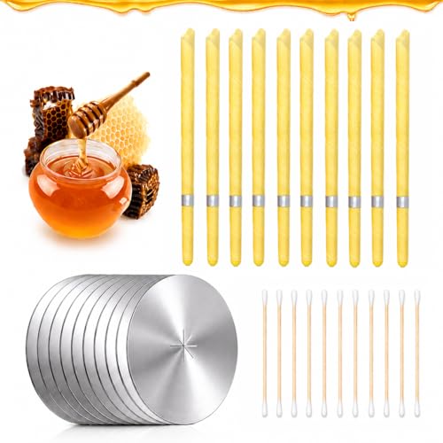 10 Set Ear Cleaner Ear Candle with Cleaning Tool Ear Wax Removal Kit Easy to use 1