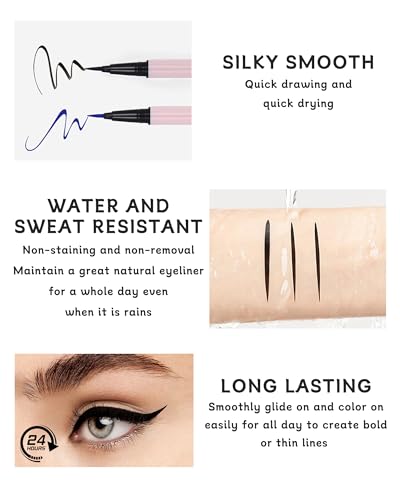 Lestpola 2-In-1 Eyeliner & Eraser Pen, Precision Drawing + Easy Makeup Removal, Vegan Formula, Waterproof Smudge-Proof, Eye Makeup Remover And Colored Eyeliner thumb #3