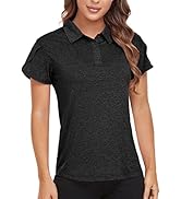 Little Beauty Women's Golf Polo T Shirts Lightweight Moisture Wicking Summer Short Shirt Quickly Dry