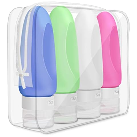Botellas de Viaje Opret 4 Pack TSA Aprobó Cover